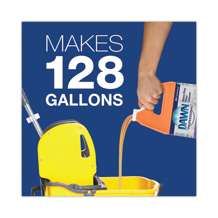 Heavy-Duty Floor Cleaner, Neutral Scent, 1 Gal Bottle, 3/carton - Image 4