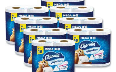 Ultra Soft Bathroom Tissue, Mega Roll, Septic Safe, 2-Ply, White, 224 Sheets/Roll, 4 Rolls/Pack, 8 Packs/Carton