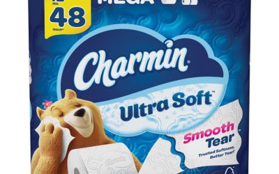 Ultra Soft Bathroom Tissue, Mega Roll, Septic Safe, 2-Ply, White, 224 Sheets/Roll, 12 Rolls/Pack, 4 Packs/Carton