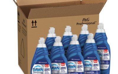 Heavy-Duty Manual Pot/Pan Dish Detergent, Original Scent, 38 oz Bottle, 8/Carton