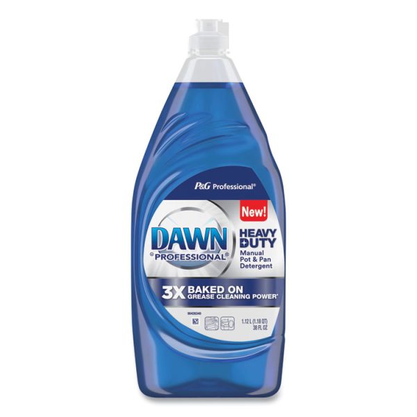 Heavy-Duty Manual Pot/Pan Dish Detergent, Original Scent, 38 oz Bottle, 8/Carton - Image 2