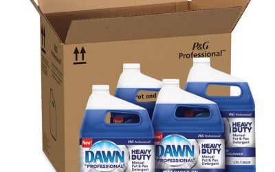 Heavy-Duty Manual Pot/Pan Dish Detergent, Original Scent, 1 gal Bottle, 4/Carton