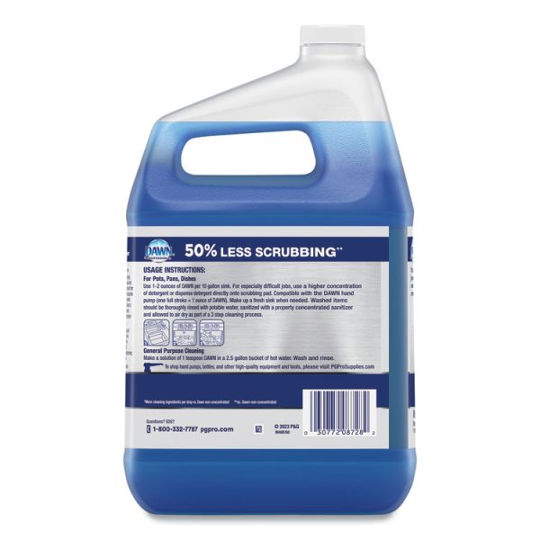 Heavy-Duty Manual Pot/Pan Dish Detergent, Original Scent, 1 gal Bottle, 2/Carton - Image 3