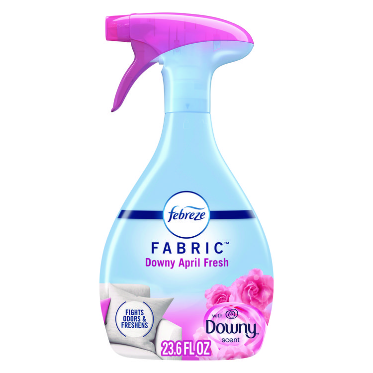 FABRIC Refresher/Odor Eliminator, Downy April Fresh, 23.6 oz Spray Bottle, 4/Carton - Image 2