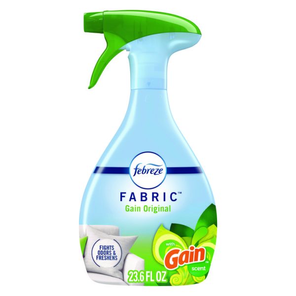 FABRIC Refresher/Odor Eliminator, Gain Original, 23.6 oz Spray Bottle, 4/Carton - Image 2