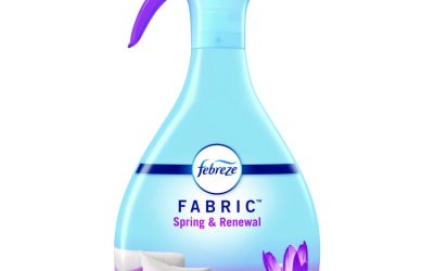 FABRIC Refresher/Odor Eliminator, Spring and Renewal, 23.6 oz Spray Bottle, 4/Carton