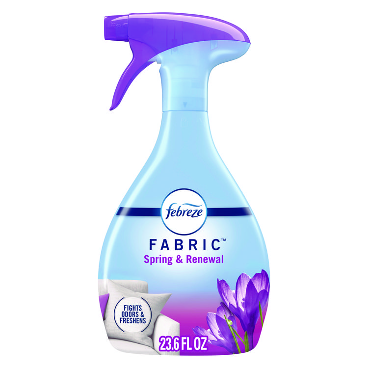 FABRIC Refresher/Odor Eliminator, Spring and Renewal, 23.6 oz Spray Bottle, 4/Carton - Image 2