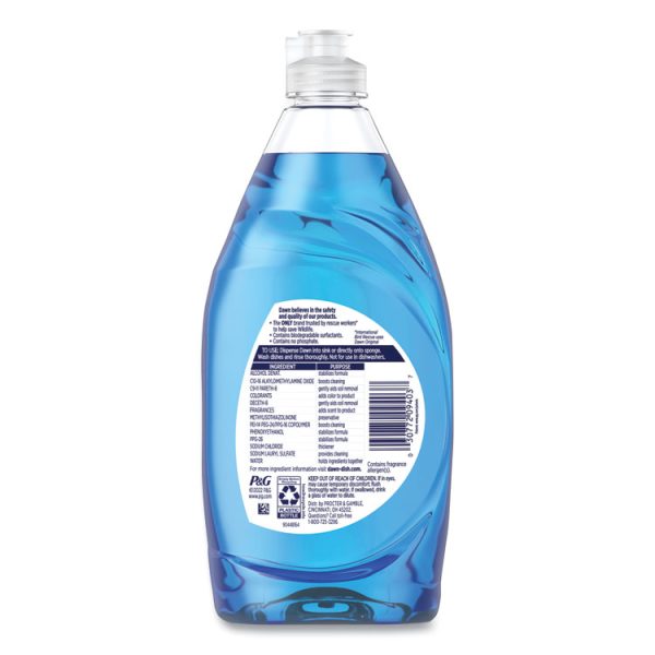 Ultra Liquid Dish Detergent, Original Scent, 18 oz Pour Bottle, 10/Carton - Image 3