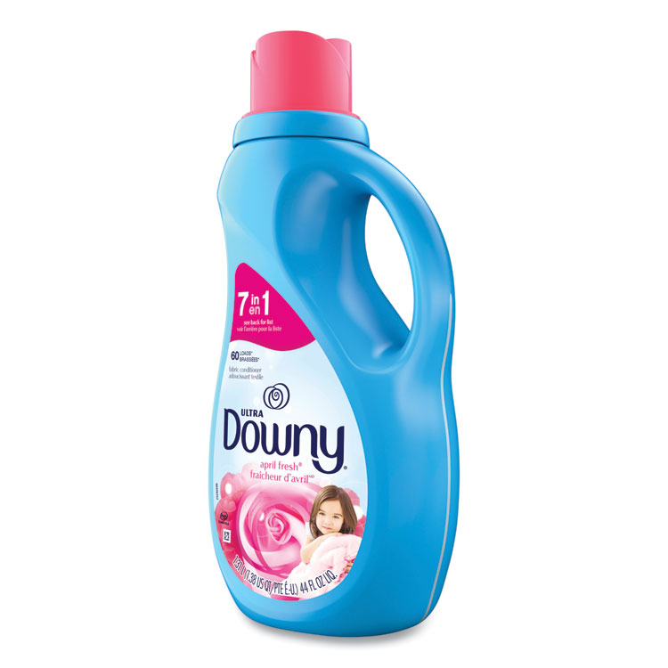 Liquid Fabric Softener, April Fresh, 44 oz Bottle, 6/Carton - Image 4