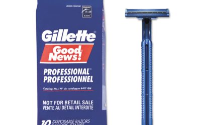 Goodnews Regular Disposable Razor, 2 Blades, Navy Blue, 10/pack, 10 Pack/carton