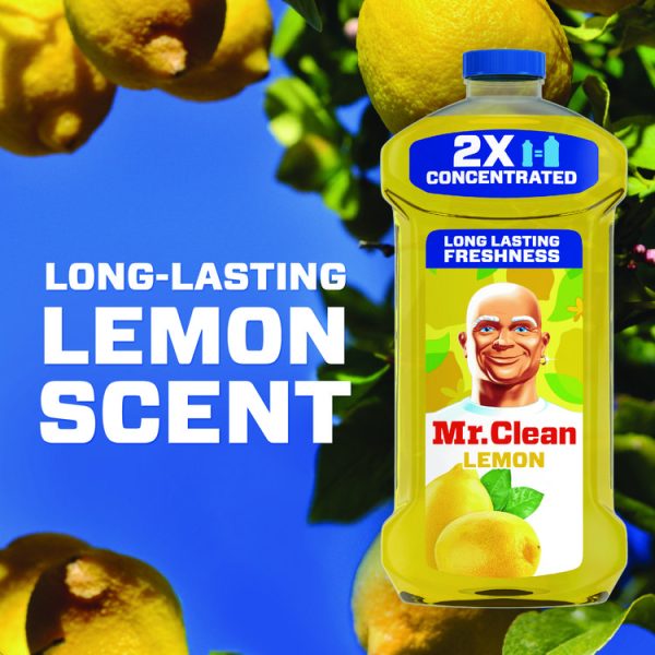 Multipurpose Cleaning Solution, Lemon, 23 oz Bottle, 9/Carton - Image 6