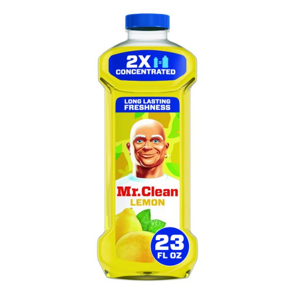 Multipurpose Cleaning Solution, Lemon, 23 oz Bottle, 9/Carton - Image 2