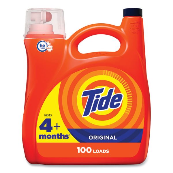 Liquid Laundry Detergent, Original Scent, 132 oz Pour Bottle, 4/Carton