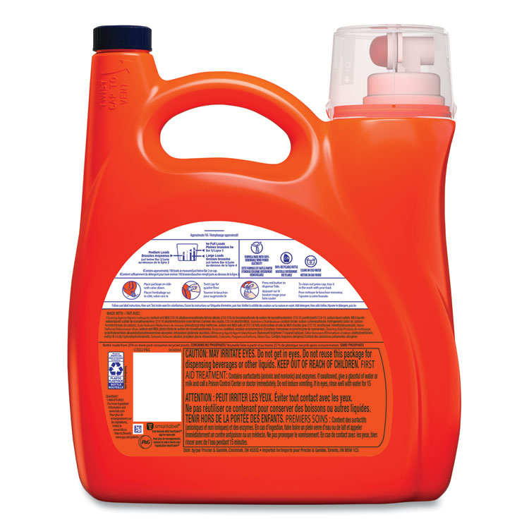 Liquid Laundry Detergent, Original Scent, 132 oz Pour Bottle, 4/Carton - Image 4