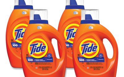 HE Laundry Detergent, Original Scent, Liquid, 64 Loads, 84 oz Bottle, 4/Carton