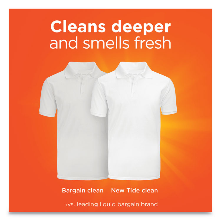 Liquid Tide Laundry Detergent, 32 Loads, 42 oz Bottle, 6/Carton - Image 4