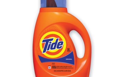 Liquid Tide Laundry Detergent, 32 Loads, 42 oz Bottle, 6/Carton