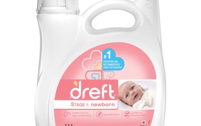 Ultra Laundry Detergent, Baby Powder Scent, 150 oz Bottle, 4/Carton