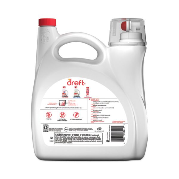 Ultra Laundry Detergent, Baby Powder Scent, 150 oz Bottle, 4/Carton - Image 2
