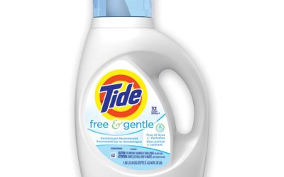 Free and Gentle Laundry Detergent, 32 Loads, 42 oz Bottle, 6/Carton