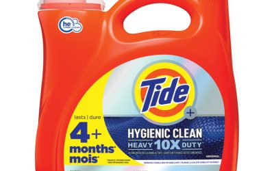 Hygienic Clean Heavy 10x Duty Liquid Laundry Detergent, Original Scent, 132 oz Pour Bottle, 4/Carton
