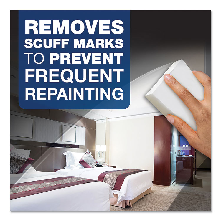 Magic Eraser Extra Durable, 4.6 X 2.4, 0.7" Thick, White, 30/carton - Image 7