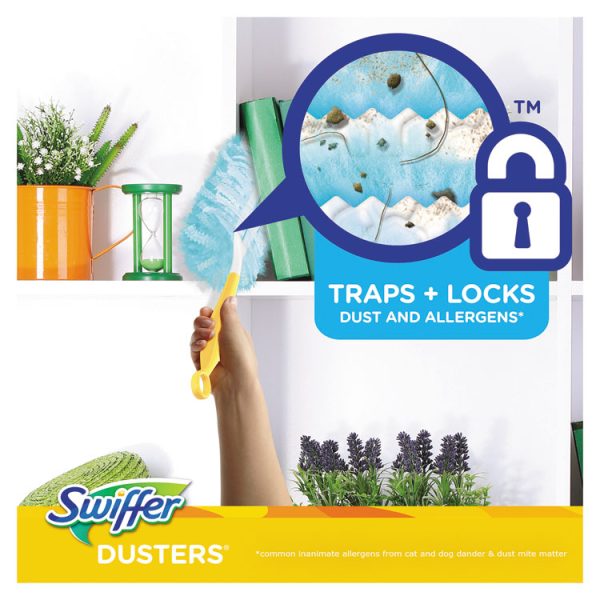 Refill Dusters, Dust Lock Fiber, Light Blue, Unscented, 10/box, 4 Box/carton - Image 6