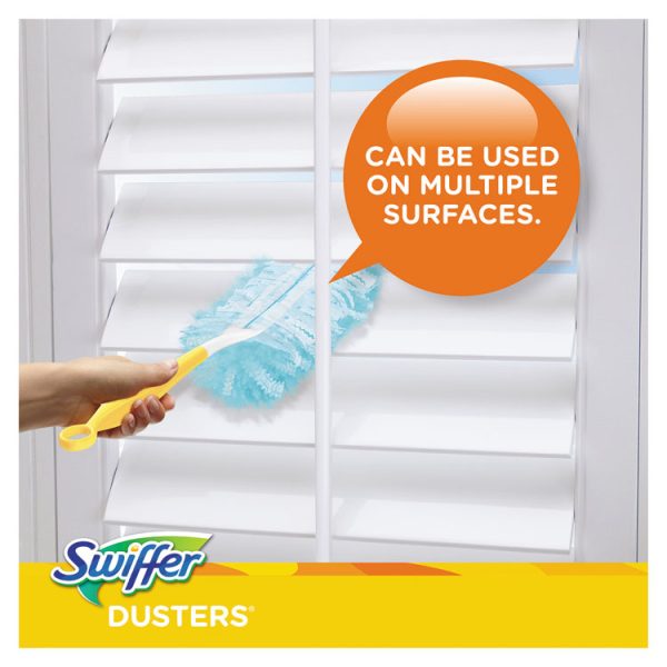 Refill Dusters, Dust Lock Fiber, Light Blue, Unscented, 10/box, 4 Box/carton - Image 2