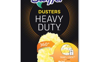 Heavy Duty Dusters Refill, Dust Lock Fiber, Yellow, 6/box, 4 Boxes/carton