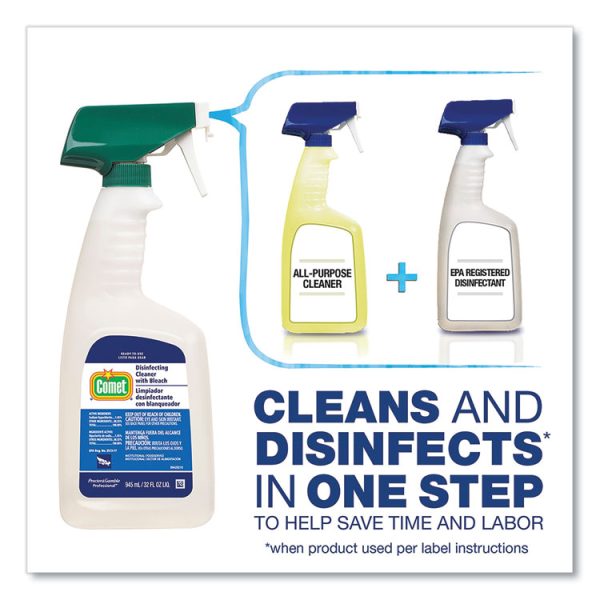 Disinfecting Cleaner With Bleach, 1 Gal Bottle - Image 6