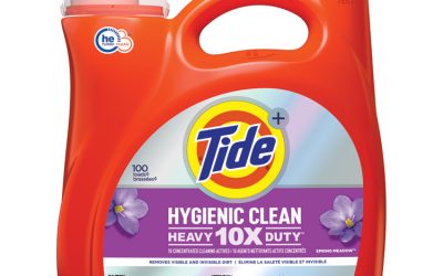 Hygienic Clean Heavy 10x Duty Liquid Laundry Detergent, Spring Meadow, 154 oz Bottle, 4/Carton