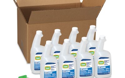 Disinfecting Cleaner With Bleach, 32 Oz, Plastic Spray Bottle, Fresh Scent, 8/carton