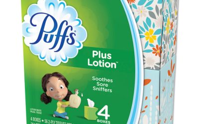 Plus Lotion Facial Tissue, 2-Ply, White, 56 Sheets/Box, 24 Boxes/Carton