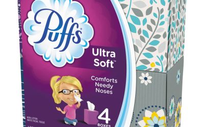 Ultra Soft Facial Tissue, 2-Ply, White, 56 Sheets/box, 4 Boxes/pack, 6 Packs/carton