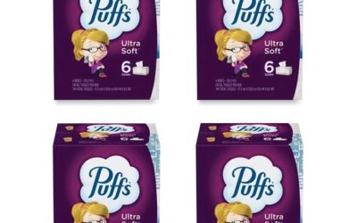 Ultra Soft Facial Tissue, 2-Ply, White, 124 Sheets/Box, 6 Boxes/Pack, 4 Packs/Carton