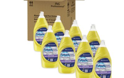 Manual Pot/pan Dish Detergent, Lemon, 38 Oz Bottle, 8/carton