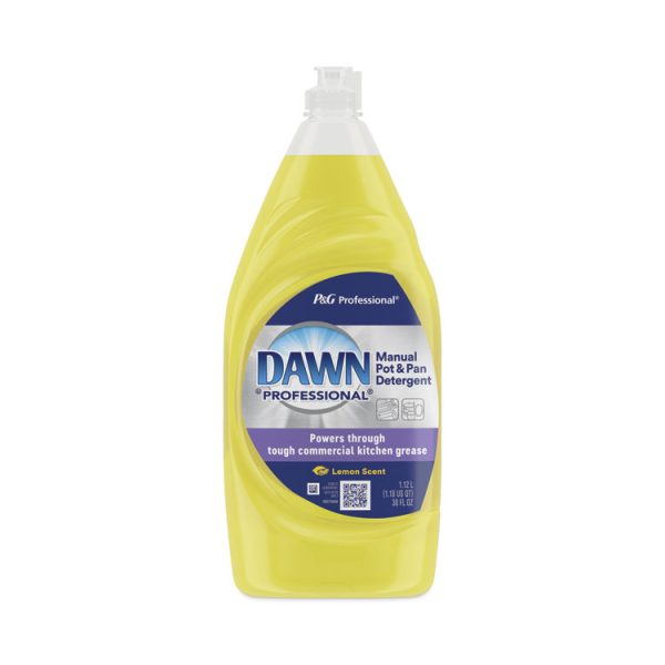 Manual Pot/pan Dish Detergent, Lemon, 38 Oz Bottle, 8/carton - Image 2
