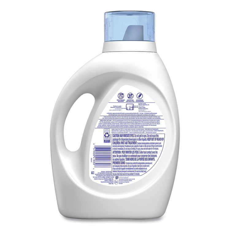 Free and Gentle Liquid Laundry Detergent, Unscented, 92 oz Bottle - Image 3