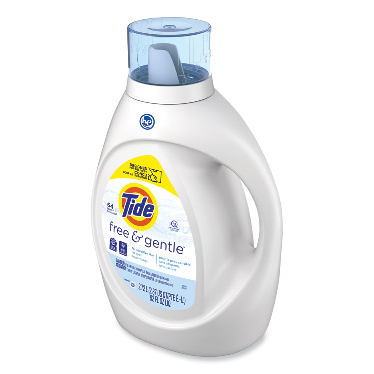 Free and Gentle Liquid Laundry Detergent, Unscented, 92 oz Bottle - Image 4