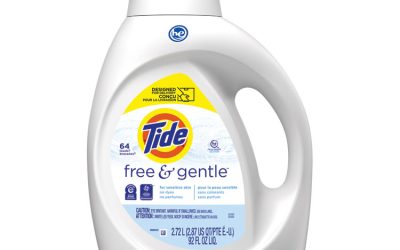 Free and Gentle Liquid Laundry Detergent, Unscented, 92 oz Bottle