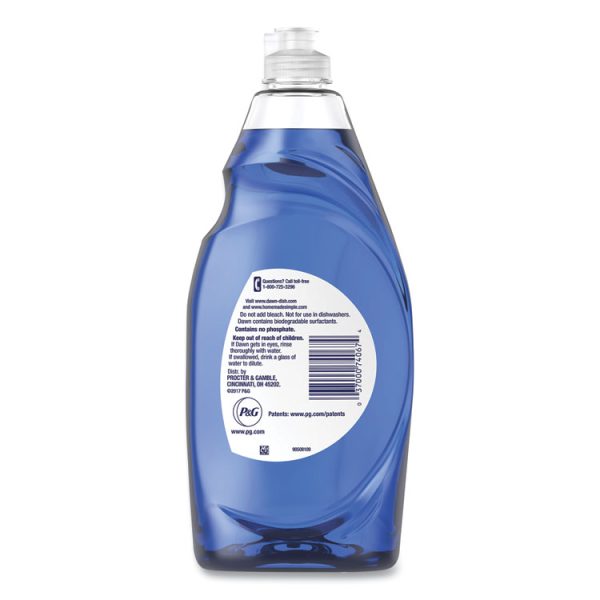 Platinum Liquid Dish Detergent, Refreshing Rain Scent, (3) 24 Oz Bottles Plus (2) Sponges/carton - Image 2