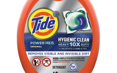 Hygienic Clean Heavy 10x Duty Power Pods, Original Scent, 81 oz Tub, 48 Pods/Tub, 4 Tubs/Carton