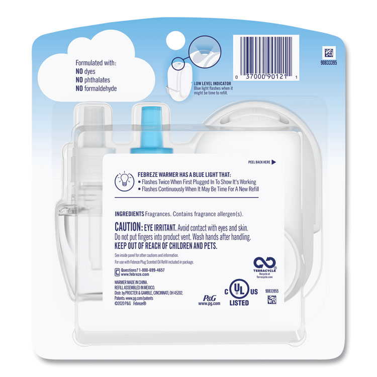 PLUG Air Freshener Warmer Start Kit, 6.54 x 2.99 x 5.98, Clear/White, 4/Carton - Image 3