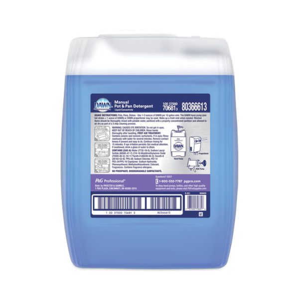 Manual Pot/pan Dish Detergent, Original Scent, Five Gallon Cube - Image 5