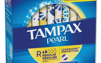 Pearl Tampons, Regular, 36/box, 12 Box/carton