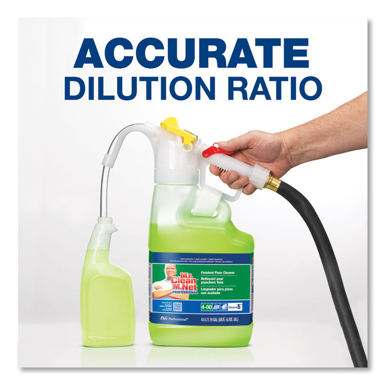 Dilute 2 Go, Mr Clean Finished Floor Cleaner, Lemon Scent, 4.5 L Jug, 1/carton - Image 4