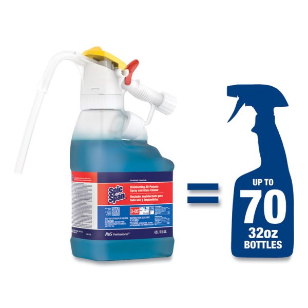 Dilute 2 Go, Spic And Span Disinfecting All-Purpose Spray And Glass Cleaner, Fresh Scent, , 4.5 L Jug, 1/carton - Image 7