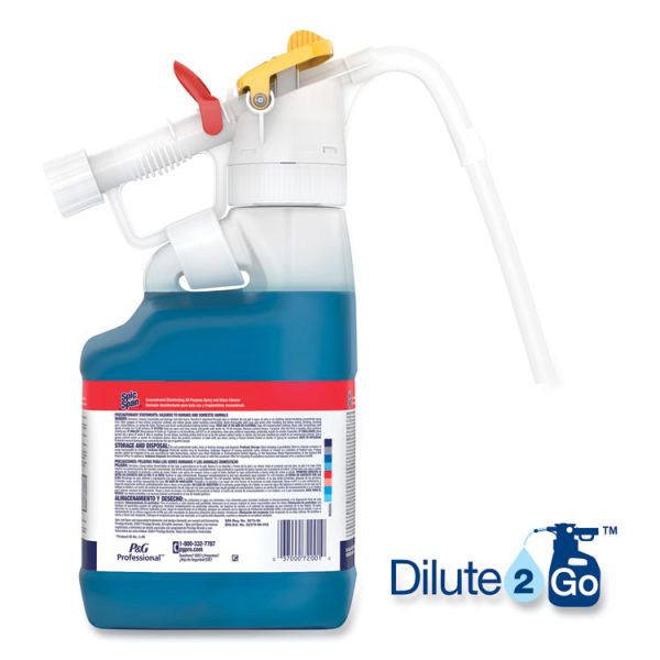 Dilute 2 Go, Spic And Span Disinfecting All-Purpose Spray And Glass Cleaner, Fresh Scent, , 4.5 L Jug, 1/carton - Image 3