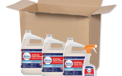 Professional Sanitizing Fabric Refresher, Light Scent, 1 Gal Bottle, Ready To Use, 3/carton