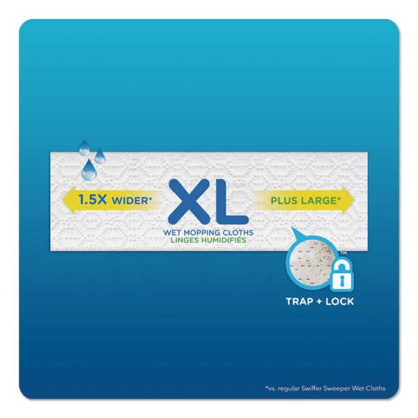 Max/XL Wet Refill Cloths, 16.5 x 9, White, 12/Tub, 6 Tubs/Carton - Image 4